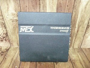 * Junk treat! compact also power have! sound out verification settled!MTX THUNDER 2150X 2ch power amplifier old School Vintage USA made control /R409*