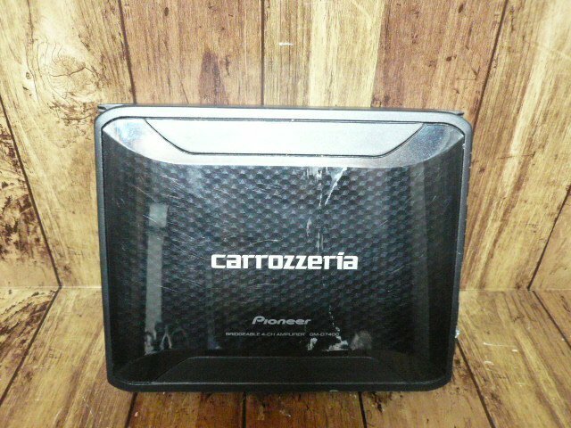 ☆ジャンク扱♪音出しOK♪パイオニア carrozzeria カロッツェリア GM-D7400 4ch ブリッジャブル パワーアンプ カーオーディオ用 管理/R430