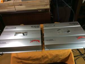 BM BOSCHMANN PCH-7500A power amplifier operation goods 2 piece 