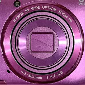 1円~【通電確認済】ニコン Nikon COOLPIX S3600 NIKKOR 8× WIDE OPTICAL ZOOM VR 4.5-36.0mm 1:3.7-6.6 コンパクトデジタルカメラ G132281の画像3