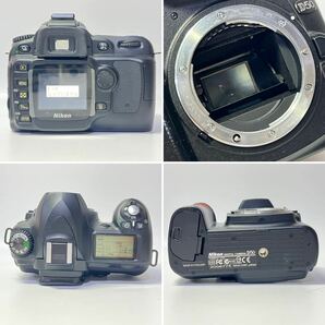 1円~【まとめ売り】通電確認済み ニコン Nikon 3点セット D50 D70 D80 デジタル一眼レフカメラ ボディ ブラック 現状品 ytの画像6