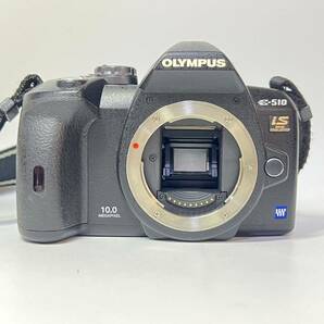 1円~【4点セット】通電確認済み有り OLYMPUS E-300 E-510 PENTAX ist D S SONY a200 デジタル一眼レフカメラ ボディ ブラック ytの画像4