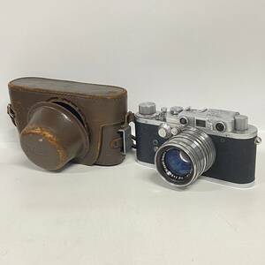 1 jpy ~[ operation not yet verification ]nikaNICCA TYPE-ⅢS NIKKOR-H*C 1:2 f=5cm range finder camera single burnt point lens case attaching G153519