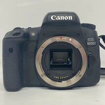 1円~【動作未確認】キャノン Canon EOS 8000D デジタル 一眼レフカメラ ボディ ブラック ストラップ付き J180082_画像2