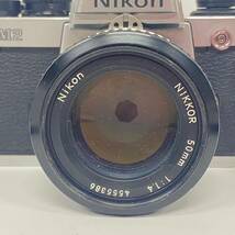 1円~【動作未確認】ニコン Nikon FM2 NIKKOR 50mm f1.4 Zoom NIKKOR 80-200mm f4 一眼レフ フィルムカメラ ボディ レンズ J130039_画像4