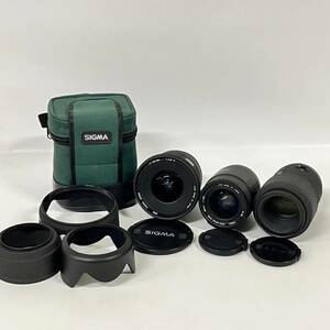 1 jpy ~[ set sale ] Sigma SIGMA LENS 28mm 1:1.8Ⅱ 17-35mm 1:2.8-4 105mm 1:2.8 single-lens camera for lens 3 point accessory equipped G143200