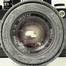1円~【動作未確認】ニコン Nikon F2 フォトミック ブラック NIKKOR 50mm 1:1.4 一眼レフ フィルムカメラ 単焦点レンズ 付属品あり J180061_画像3