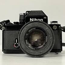 1円~【動作未確認】ニコン Nikon F2 フォトミック ブラック NIKKOR 50mm 1:1.4 一眼レフ フィルムカメラ 単焦点レンズ 付属品あり J180061_画像2