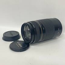 1円~【セット売り】キャノン Canon ZOOM LENS EF 75-300mm 1:4-5.6 ULTRASONIC 一眼カメラ用 レンズ ET-65Ⅱ レンズフード付き J100045_画像2