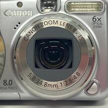 1円~【通電確認済】キャノン Canon PowerShot A720 IS PC1251 ZOOM LENS 6×IS 5.8-34.8mm 1:2.8-4.8 コンパクトデジタルカメラ J110015_画像4