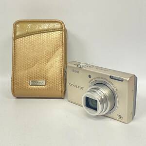 1円~【通電確認済】ニコン Nikon COOLPIX S6200 NIKKOR 10× WIDE OPTICAL ZOOM ED VR 4.5-45.0mm 1:3.2-5.8 デジタルカメラ J110078