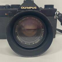 1円~【動作未確認】オリンパス OLYMPUS OM-1 ブラック OM-SYSTEM G.ZUIKO AUTO-S 1:1.4 f=50mm 一眼レフ フィルムカメラ レンズ J180076_画像3