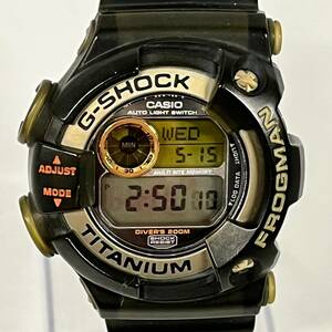 1 jpy ~[ real movement ] Casio CASIO G-SHOCK Frogman FROGMAN W.C.C.S. DW-9902 quartz men's wristwatch digital face titanium G123277