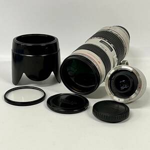 1円~【動作未確認】キャノン Canon ZOOM LENS EF 70-200mm 1:2.8 L ULTRASONIC 一眼カメラ用 レンズ EXTENDER EF2× 等 付属品あり J120063