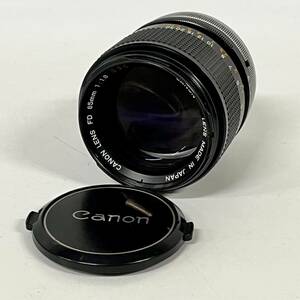 1円~【動作未確認】キャノン Canon LENS FD 85mm 1:1.8 S.S.C. 一眼カメラ用 単焦点レンズ G123398