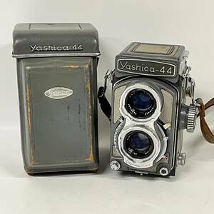 1円~【動作未確認】ヤシカ Yashica-44 Rapide Yashikor 1:3.5 f=60mm 二眼レフ フィルムカメラ 単焦点レンズ ケース付き J150066