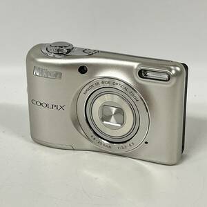 1円~【通電確認済】ニコン Nikon COOLPIX L32 NIKKOR 5× WIDE OPTICAL ZOOM 4.6-23.0mm 1:3.2-6.5 コンパクトデジタルカメラ J120027