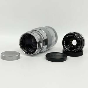 1円~【セット売り】キャノン Canon LENS 85mm f:1.9 35mm 1:2 一眼カメラ用 単焦点レンズ J140130