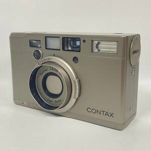 1円~【通電確認済】コンタックス CONTAX Tix Carl Zeiss Sonnar 2.8/28 T＊ コンパクトフィルムカメラ J130119