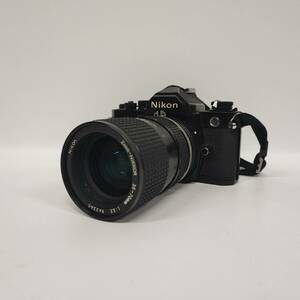 1円~【動作未確認】ニコン Nikon FM ブラック Zoom-NIKKOR 35-70mm 1:3.5 一眼レフ フィルムカメラ レンズ ストラップ付き J180194