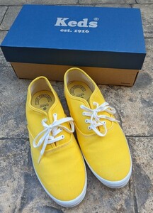 nano・universe 別注 CHAPION OXFORD Keds スニーカー ナノ・ユニバース×Keds 別注 スニーカー　イエロー　26.5