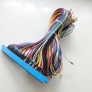 筐体組込用ケーブル 組み込み用配線 各種コネクター付 コントロールボックスの自作や56ピンアーケードゲームPCB基板のJAMMAハーネス制作に