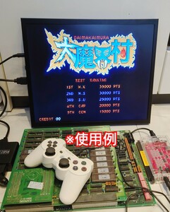 17型液晶モニター 4:3 x68000の31khzとPC8800の24khz対応 レトロアーケードゲーム基板の筐体用レトロPCや縦画面シューティング可 17インチ