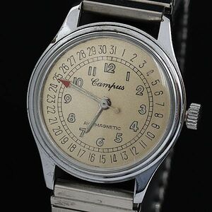 1 jpy campus anti Magne tikAT/ self-winding watch ivory face round men's wristwatch DOI 0561000 4ERT