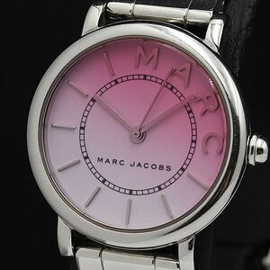 1 jpy operation Mark Jacobs MJ3554 white / pink face round QZ lady's wristwatch NSY 3797000 4NBG2