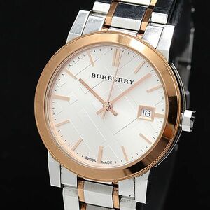 1 иена Операция Burberry Bu9105 QZ Серебряный цилинд