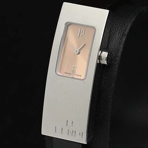 ¥1 Операционная красота Fendi QZ 3300L 004-537 Женские часы с золотым циферблатом цвета шампанского TCY6696000 4JWY