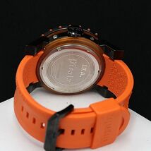 1円 稼働 良品 アイティーエー QZ ピラータ 100M 黒文字盤 デイト メンズ腕時計 TCY3797000 4NBG2_画像4