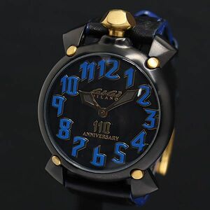 1 иена операция на хорошей недвижимости Gamilano 110th Anniversary 054/110 Limited Edition Black Dial Men's Watch KRK 2543200 4ANT