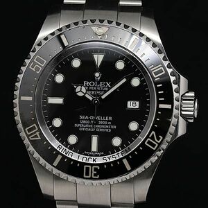 1 иена операция Rolex Seedweler Deep Sea 116660 7576C5Z1 AT/Automatic Kuroji Black Dial Date Men's Watch Ktr 5335011 3nbt