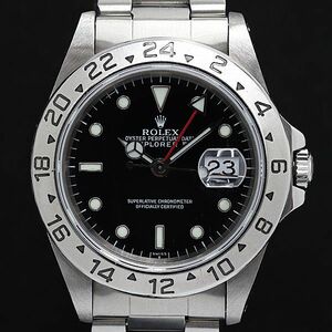 1 иена Операция Rolex Explorer 2 16570 A3288814 на Black Dial Oyster Petual Date Men's Watch OGH 0076670 4ERT