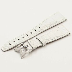 1 иен GaGa Milano оригинальный ремень кожаный ремень белый 20mm для мужские наручные часы для DOI 2000000 NSK