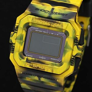 1円 カシオ G-SHOCK G-5500JC タフソーラー デジタル カモフラージュ柄 ラバーベルト メンズ腕時計 DOI 6696000 4JWY