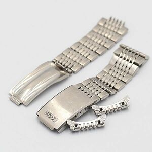 1 jpy sei caulking Seiko original belt breath silver color 17mm for men's wristwatch for OGH 2000000 NSK