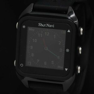 1 jpy box /. attaching operation superior article Schott navi rechargeable 201-200417 is gbiyondo smart watch square men's wristwatch TKD 8611100 5MGY