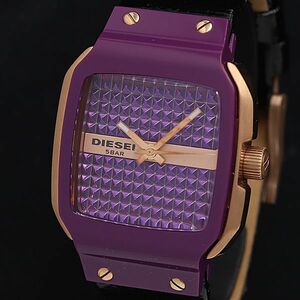 1 jpy box attaching operation superior article diesel DZ-5132C QZ purple men's wristwatch OGH 0033000 5MGT