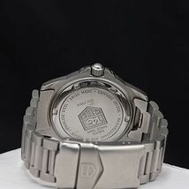 1円 稼働 タグホイヤー QZ プロフェッショナル200M デイト グレー文字盤 999.206K メンズ腕時計 KMR 7251200 5TLT_画像4