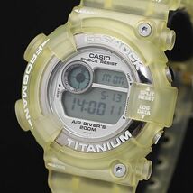 1円 稼働 良品 カシオ G-SHOCK フロッグマン DW-8201WC QZ デジタル ラバーベルト メンズ腕時計 DOI 8611100 5MGY_画像1