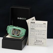 1円 稼動 良品 QZ 箱/保付 カシオ Gショック G-8100B ライトグリーン デジタル文字盤 メンズ腕時計 OKZ 2000000 5NBG1_画像5