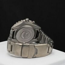 1円 セイコー スキューバ AGS チタニウム QZ デイデイト ブラック文字盤 5M43-0010 メンズ腕時計 KMR 0916000 5NBG1_画像4