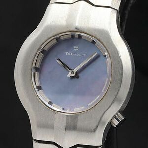 1 jpy operation TAG Heuer aruta-egoQZ WP1410 purple shell face SS lady's KMR 1629100 5APT