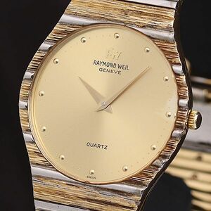 1 jpy Raymond way ruQZ 9122 Gold face round lady's wristwatch TCY 0916000 5NBG1