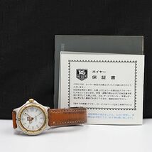 1円 保付 稼働 タグホイヤー プロフェッショナル200M セル QZ WI-1250-K0 白文字盤 メンズ腕時計 KMR 7251200 5APT_画像5
