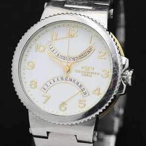 1 иен Tecnos TAM-651 QZ белый циферблат мужские наручные часы TKD 0916000 5NBG1
