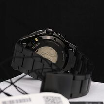 1円 箱付 トゥルーム スイングジェネレーター TR-ME2008 ブラック AT デイト GMT メンズ腕時計 KMR 2719200 5GTT_画像4
