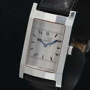 1 иен работа хорошая вещь Dunhill механический завод Dan hili on не пропускающее стекло квадратное серебряный циферблат мужские наручные часы 0539000 5ERT MTM